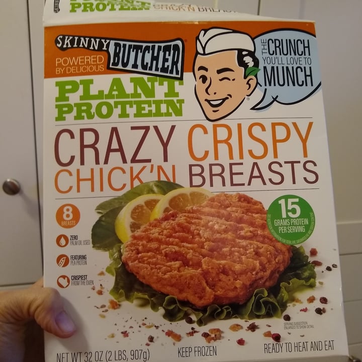 photo of Skinny Butcher Crazy Crispy Chick’n Breasts shared by @ninetypercent on  09 Feb 2023 - review