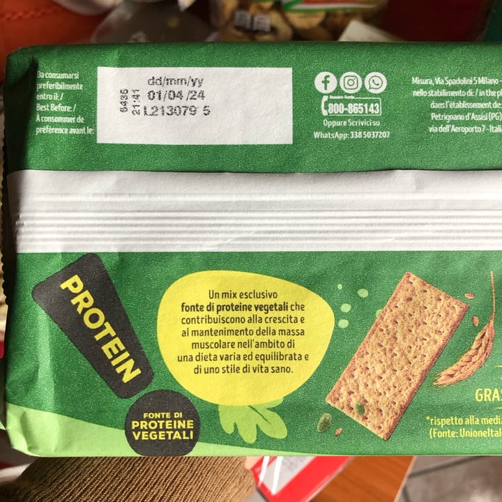 photo of Misura Crackers con Soia Selezione Italiana - Natura Ricca shared by @soniapesa on  12 May 2023 - review