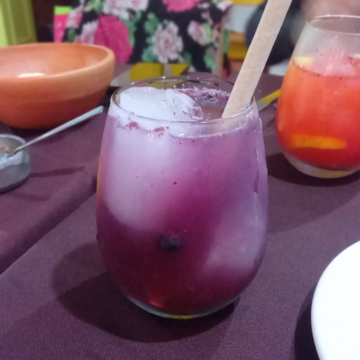 photo of El patio vegan Limonada con frutos rojos shared by @veganicz on  30 Apr 2023 - review