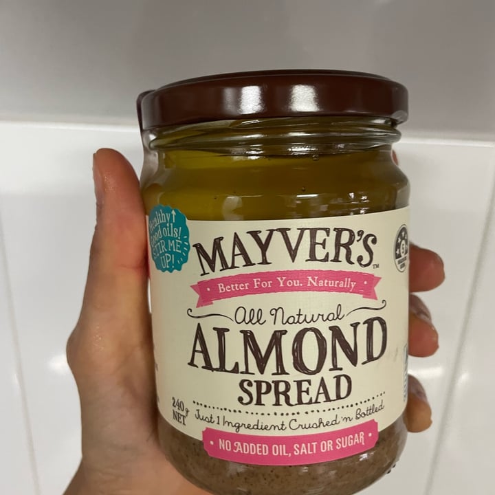 photo of Mayver's All Natural Almond Spread shared by @csquaree on  24 Apr 2023 - review