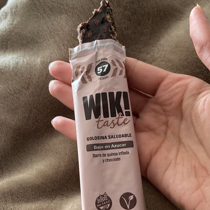 photo of Wik taste Wik Taste Barrita De Quinoa Inflada Y Chocolate shared by @jazminorellanaok on  18 Apr 2023 - review
