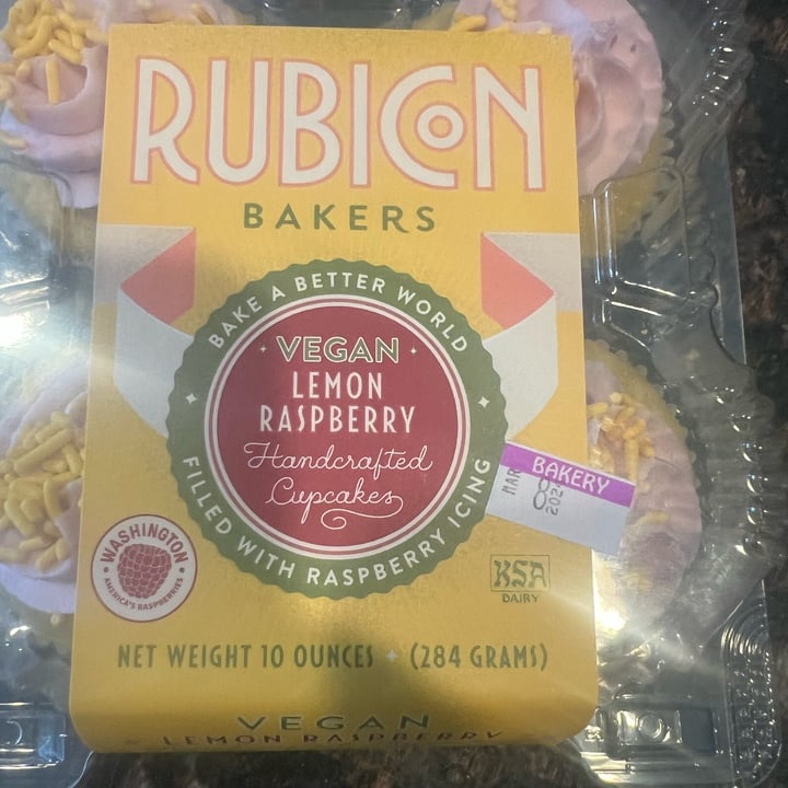 photo of Rubicon Bakers Vegan Lemon Raspberry Cupcakes shared by @shaykrobin on  07 May 2023 - review