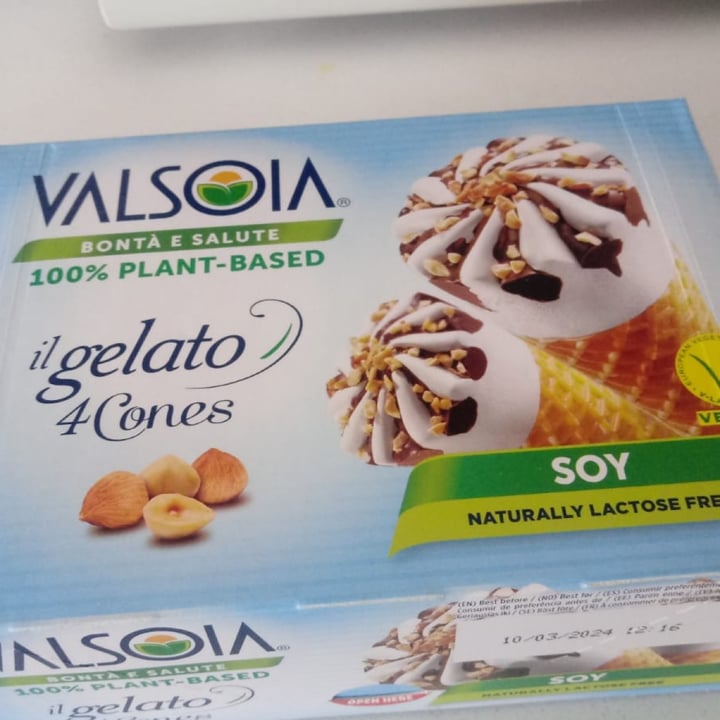 photo of Valsoia Il Gelato 4 coni shared by @irenevegan on  08 Apr 2023 - review