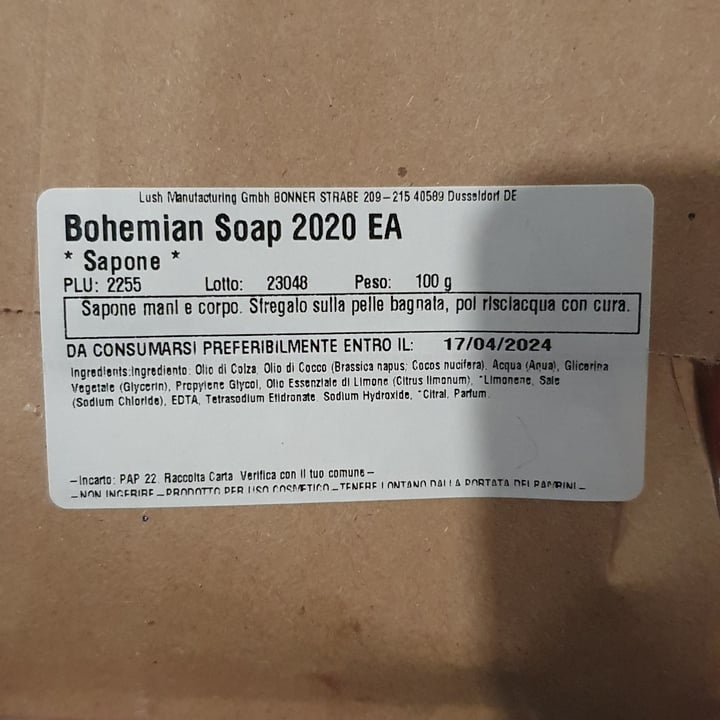 photo of Lush bohemian soap shared by @francescarest on  29 Apr 2023 - review