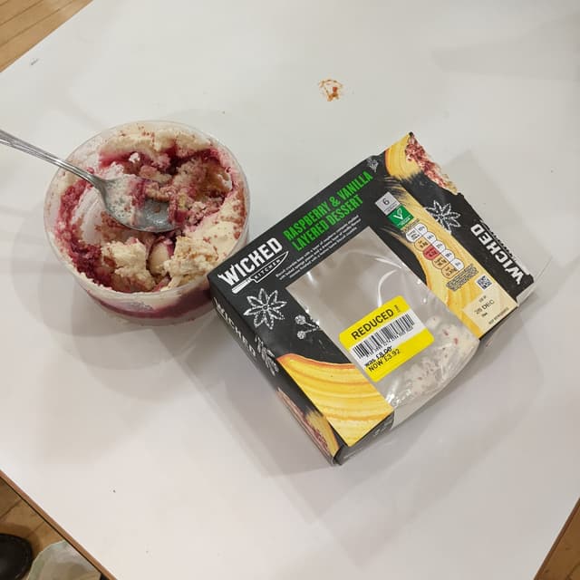 Wicked - Raspberry & Vanilla Layered Dessert Review | abillion