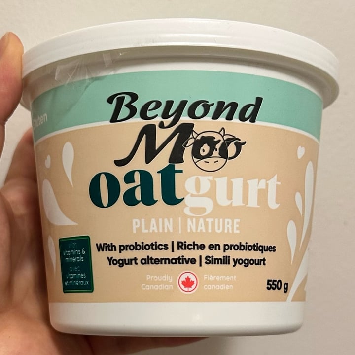 photo of Beyond Moo oatgurt Plain shared by @eclectic on  13 May 2023 - review