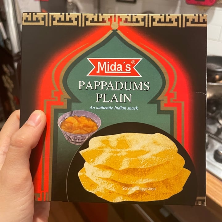 photo of Mida’s Pappadums plain shared by @emmapecci on  08 May 2023 - review