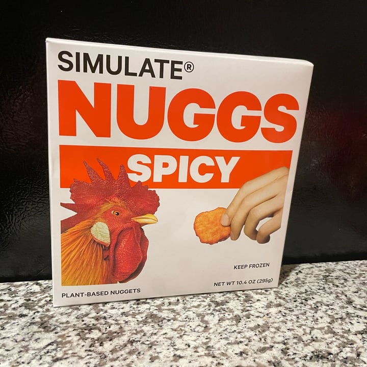 photo of Simulate® Simulate Chicken Nuggs Spicy shared by @thevagrantvegan on  22 Jan 2023 - review
