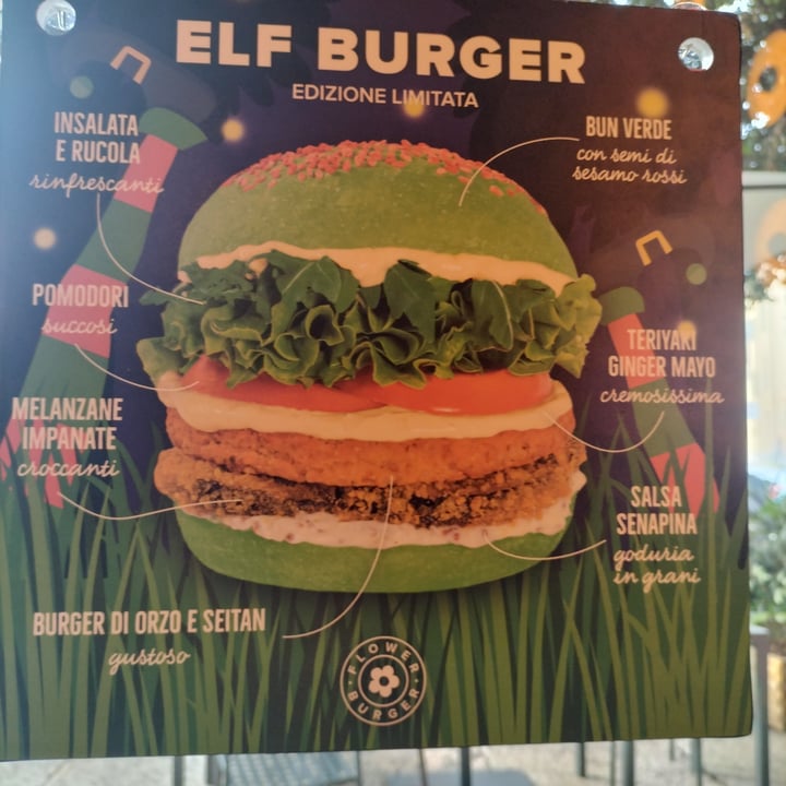 photo of Flower Burger Elf Burger LIMITED EDITION shared by @zago on  18 Feb 2023 - review