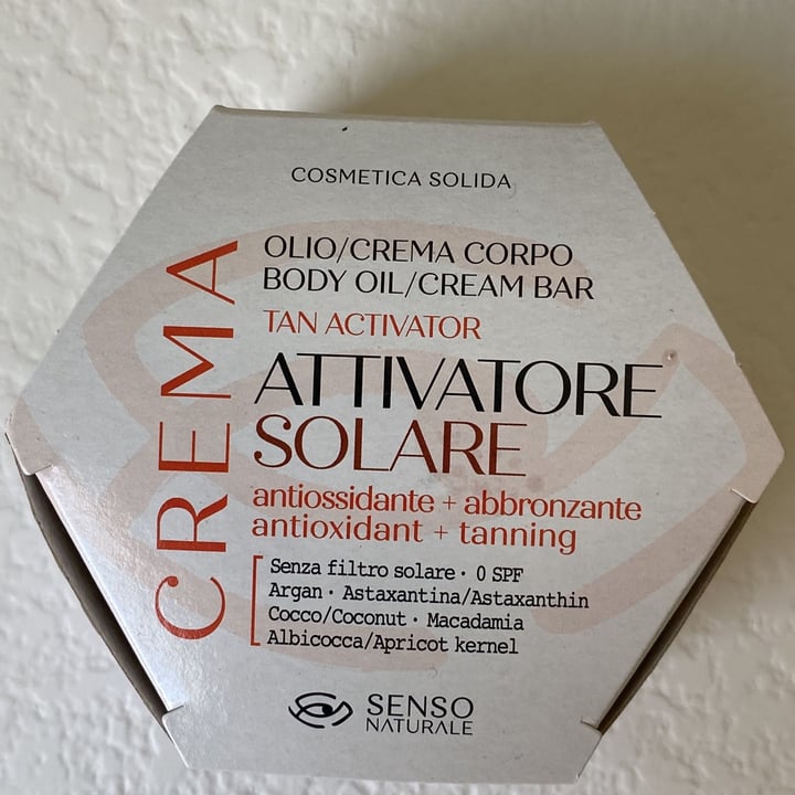 photo of Senso Naturale crema corpo attivatore solare shared by @bossa on  22 Apr 2023 - review