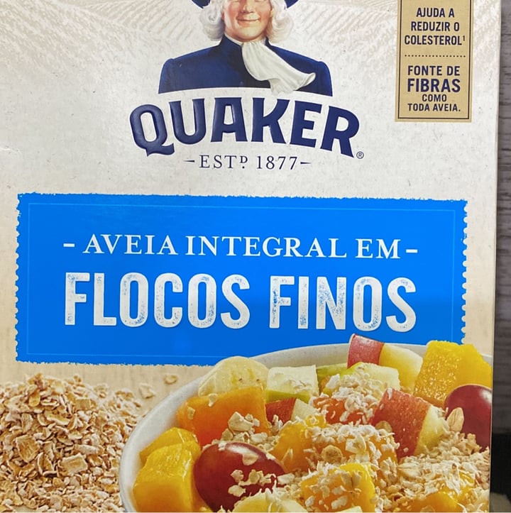 photo of Quaker Aveia em Flocos Finos shared by @rachcavalle on  09 Feb 2023 - review