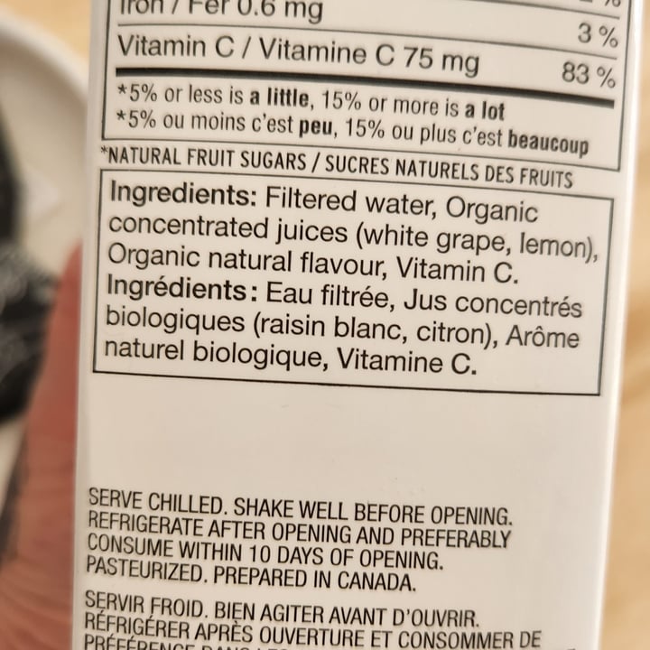 photo of Kiju Organic Lemonade Juicebox shared by @verosfiction on  15 Apr 2023 - review
