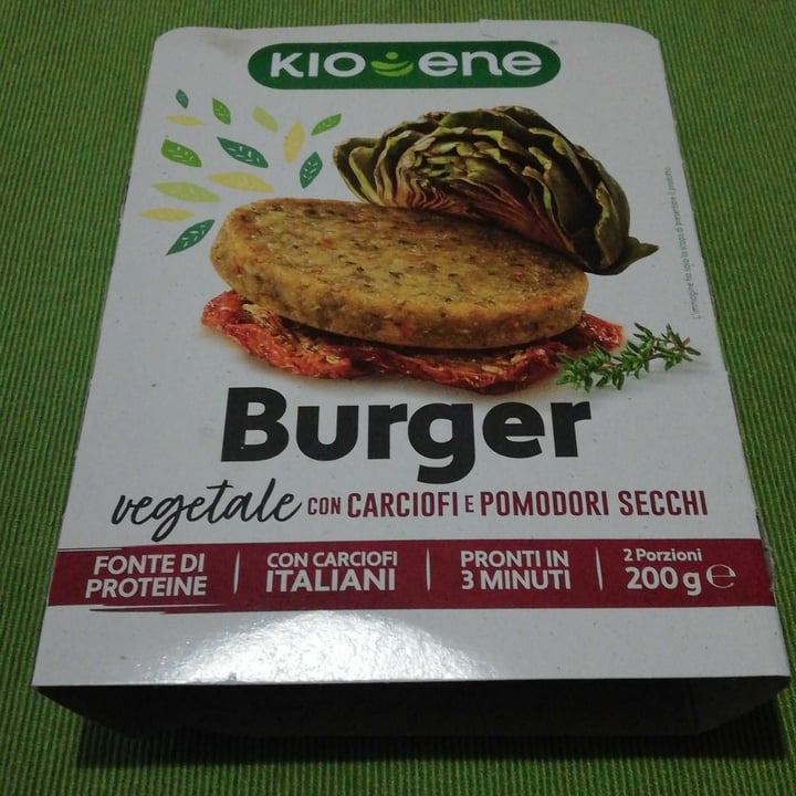 photo of Kioene Burger ai carciofi e pomodori secchi shared by @laverbena on  27 Feb 2023 - review