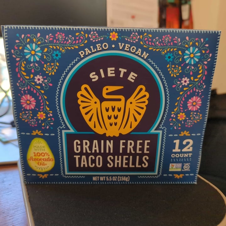 photo of Siete Family Foods Grain Free Taco Shells shared by @daafrodisiac on  24 Dec 2022 - review