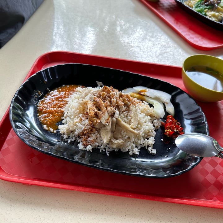 photo of Xian Long Vegetarian Stall 仙隆素食 Steamed Vegetarian Chicken Rice shared by @dafnelately on  16 May 2023 - review