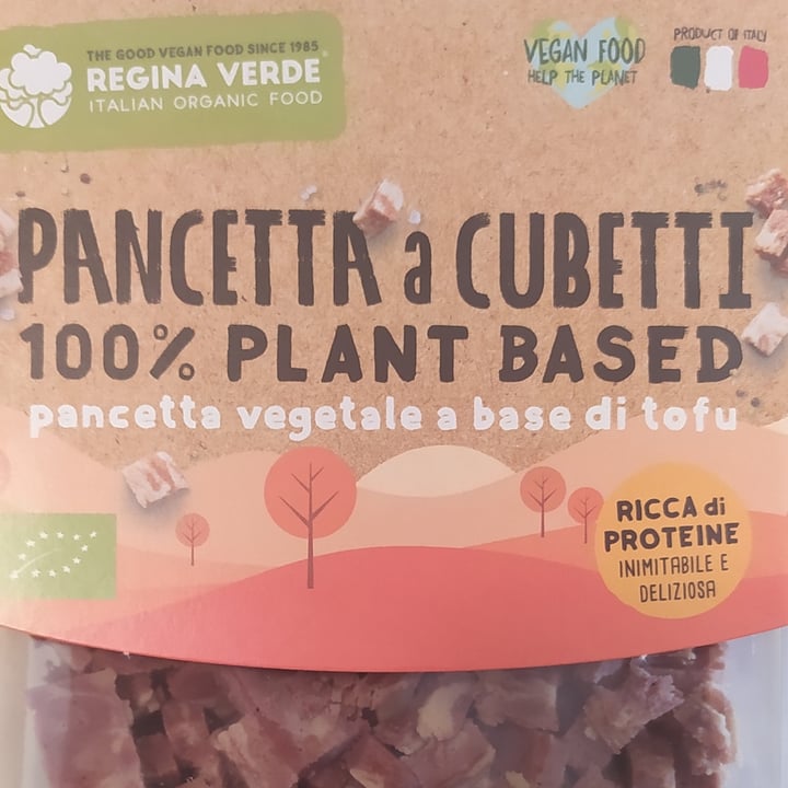 photo of Regina Verde pancetta a cubetti 100% plant based shared by @chiaralevantini on  24 Jul 2023 - review