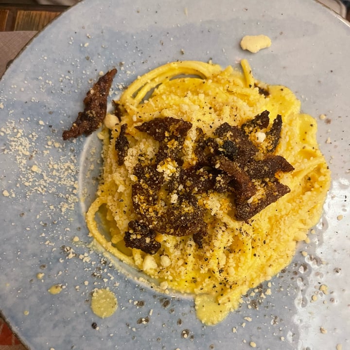 photo of Rifugio Romano Vegan Spaghetti Carbonara shared by @loveg on  17 May 2023 - review
