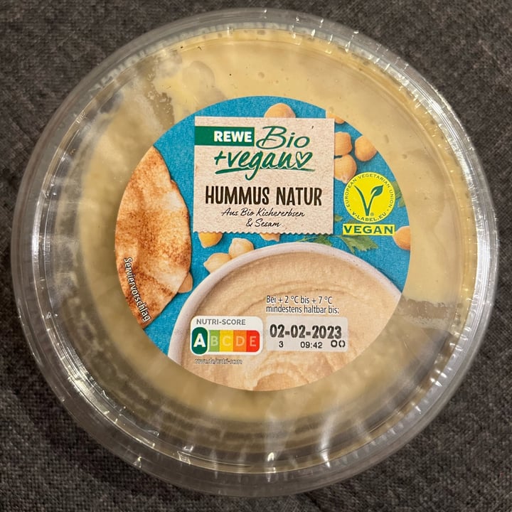 photo of Rewe Bio Hummus Natur shared by @apkilgour on  14 Jan 2023 - review