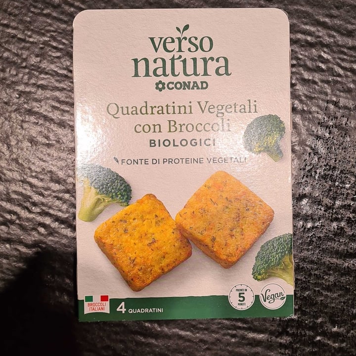 photo of Conad Verso Natura Quadratini Vegetali Con Broccoli shared by @gaetag on  05 Mar 2023 - review
