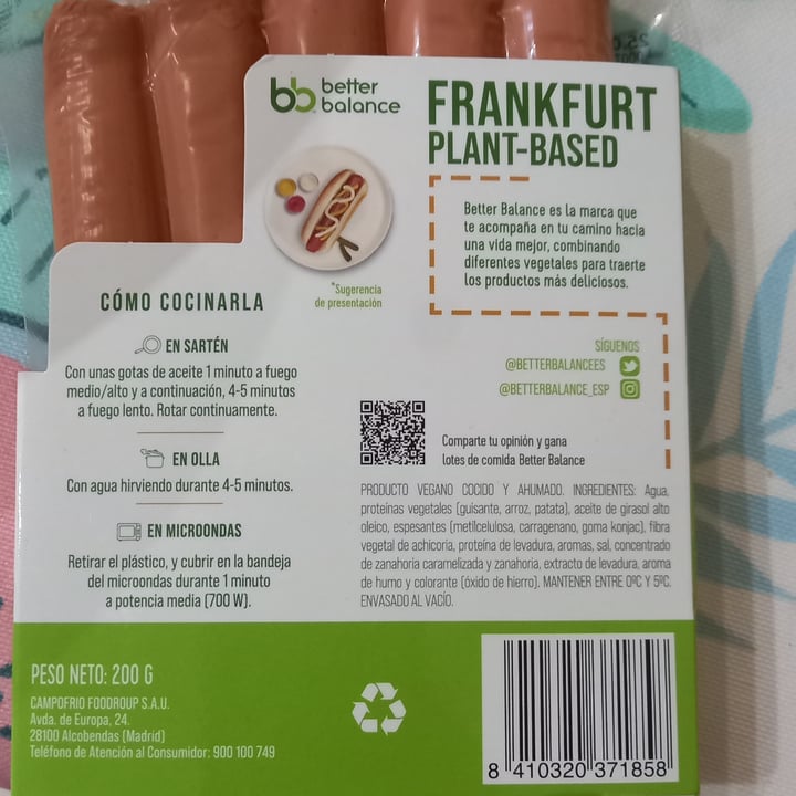 photo of better balance Frankfurt plant based shared by @garmedan on  14 May 2023 - review
