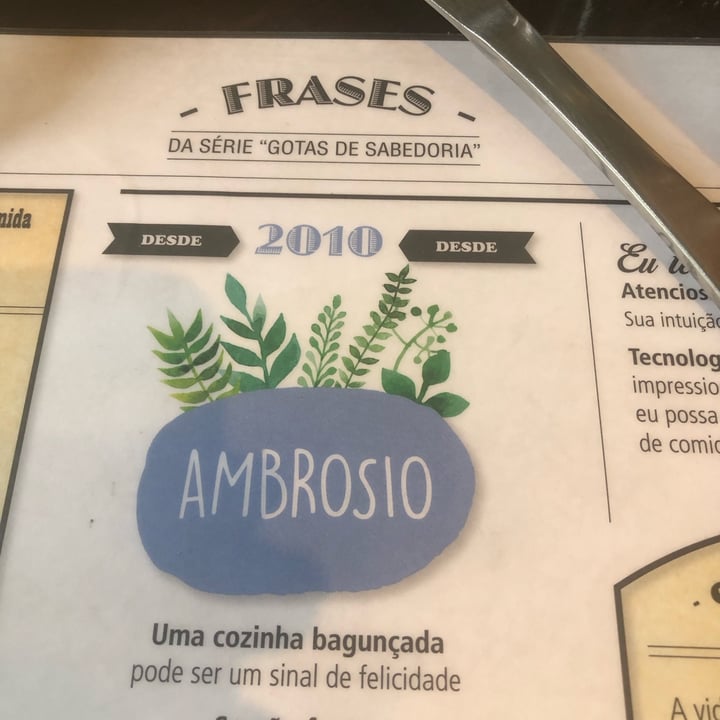 photo of Ambrósio Café & Cozinha Afetiva sopa de ervilha com cenoura shared by @malulemos on  19 Feb 2023 - review