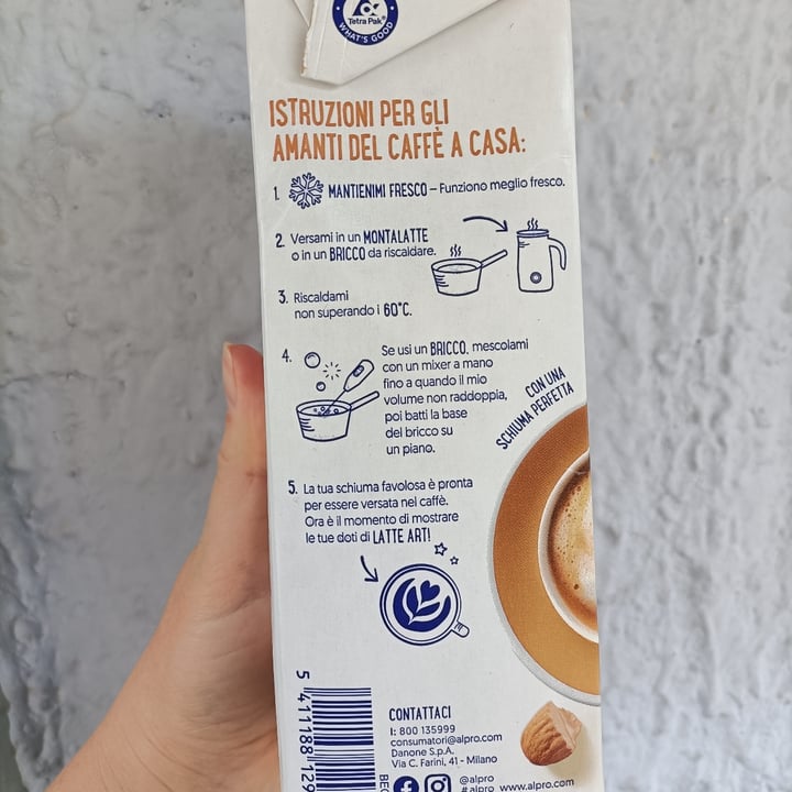 photo of Alpro Almond milk barista shared by @maka89 on  18 May 2023 - review