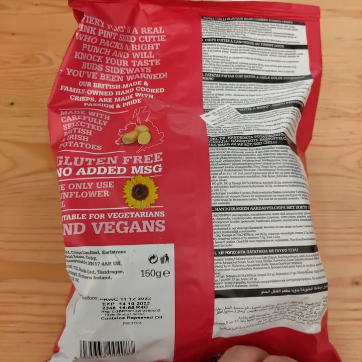 photo of real hand cooked sweet chilli crisps shared by @stevenneoh on  03 Jun 2023 - review