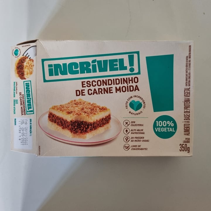 photo of Incrível - Seara Escondidinho De Carne Moída shared by @renatalemos on  07 Feb 2023 - review