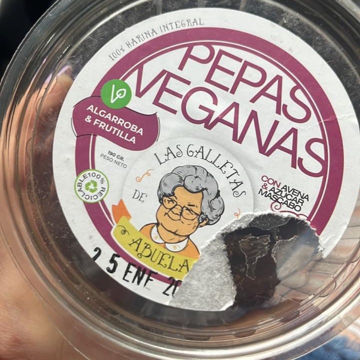 photo of Las galletas de la abuela Pepas Veganas De Algarroba Y Frutilla shared by @boddah on  24 Feb 2023 - review