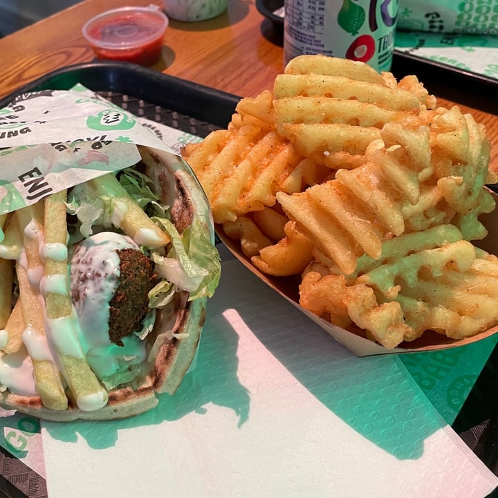 photo of What The Pitta Brick Lane (Shoreditch) Waffle fries shared by @eireenene on  25 Feb 2023 - review