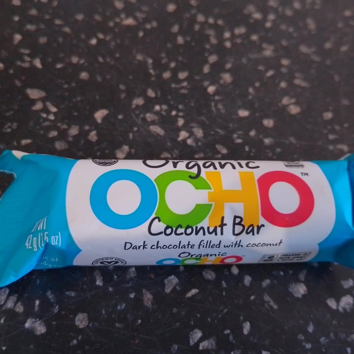 photo of OCHO Organic Ocho coconut Bar shared by @veganadam on  16 Jul 2023 - review