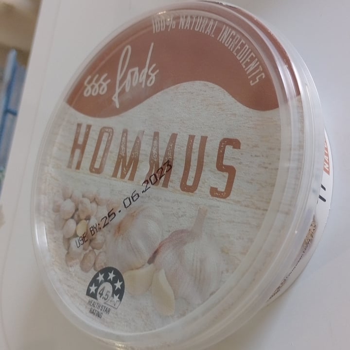 photo of SSS Foods Hommus - Natural shared by @veganadam on  29 May 2023 - review