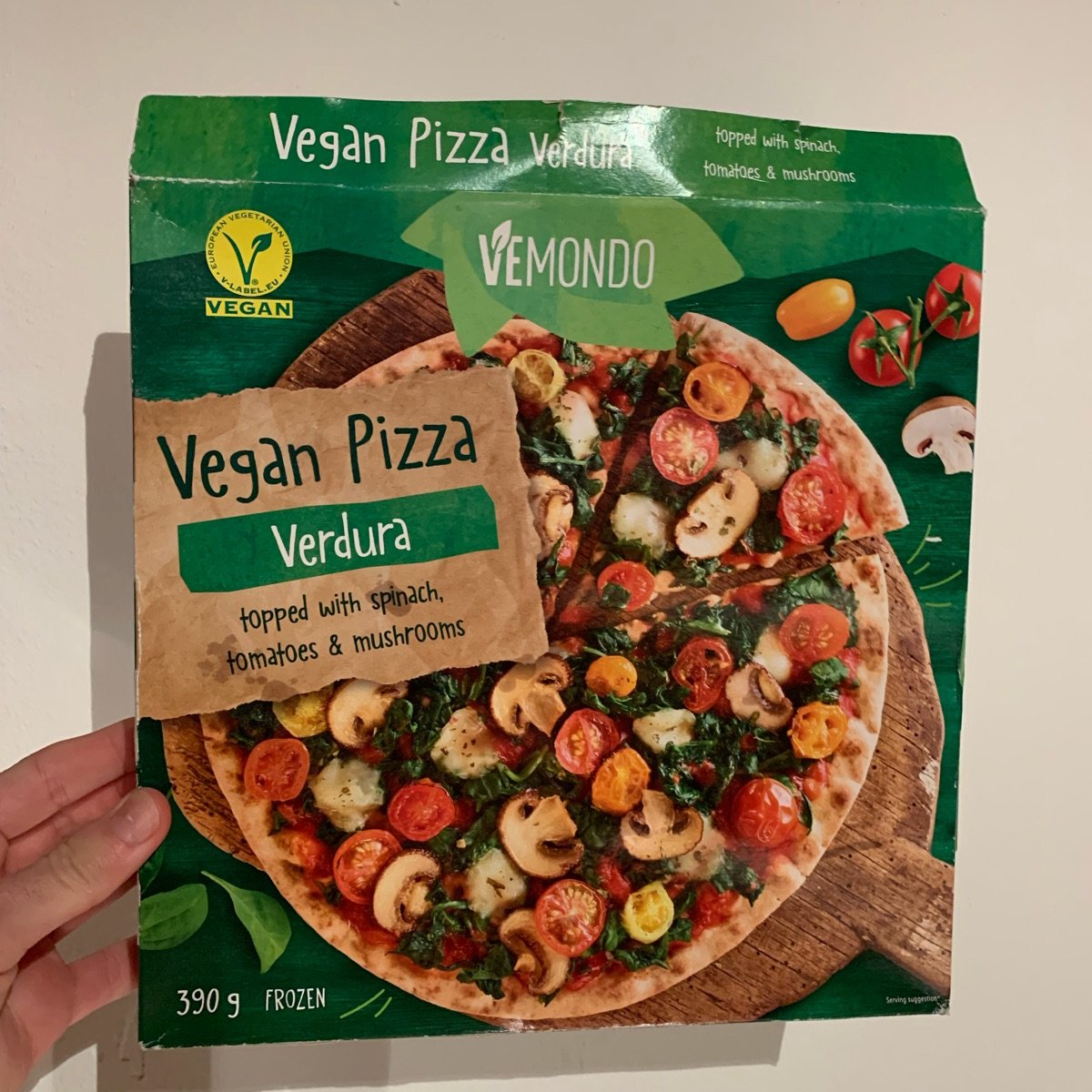 Vegan pizza spinaci from Vemondo - Vegan Product Reviews & Ratings ...