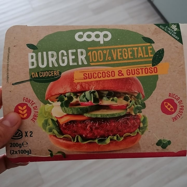 photo of Coop Burger 100% Vegetale shared by @jessicarebeg on  27 Feb 2023 - review