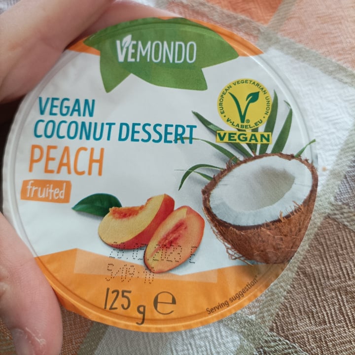 photo of Vemondo Vegan Coconut Dessert Peach shared by @jjoia on  04 Jun 2023 - review