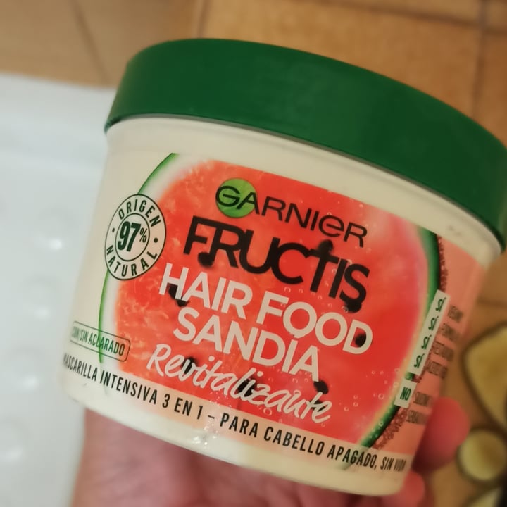 photo of Garnier Hair Food Sandia , Revitalizante , mascarilla intensiva 3 en 1 shared by @dess201089 on  05 Jan 2023 - review