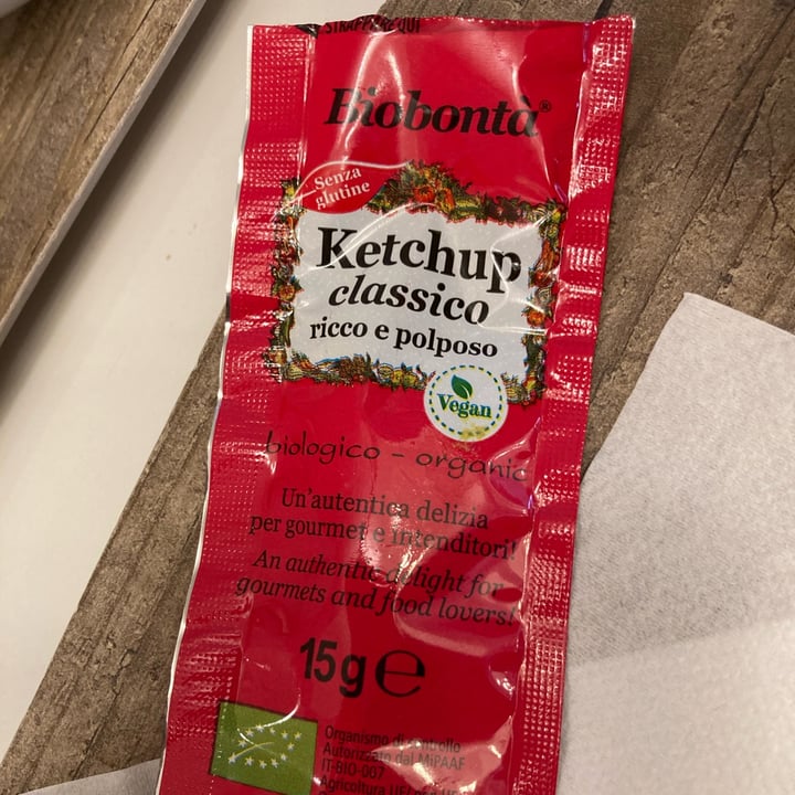 photo of Biobontà Ketchup Classico shared by @daxvegan on  03 Jan 2023 - review