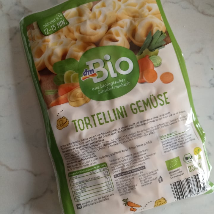 photo of dmBio Tortellini Gemüse shared by @chiara22 on  04 Mar 2023 - review