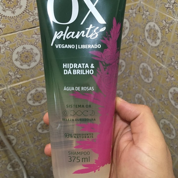 photo of Ox plants Shampoo Água de Rosas shared by @nenadurgayenamaha on  27 Dec 2022 - review