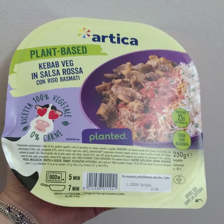 photo of Artica Kebab Veg in Salsa Rossa shared by @merry-cherry-veg on  17 Apr 2023 - review