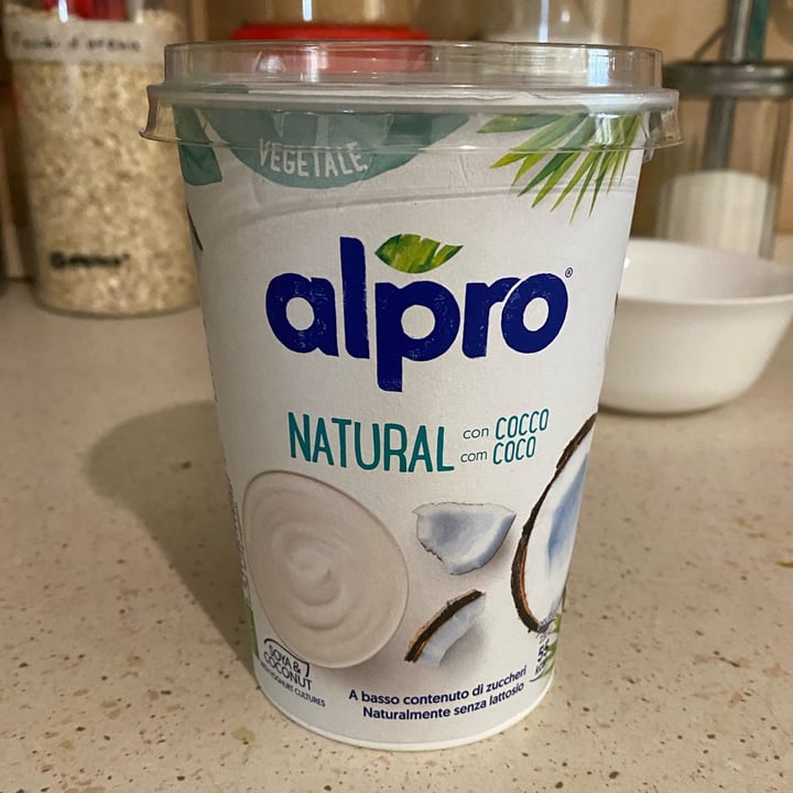 photo of Alpro yogurt natural coconut shared by @gigei on  18 May 2023 - review