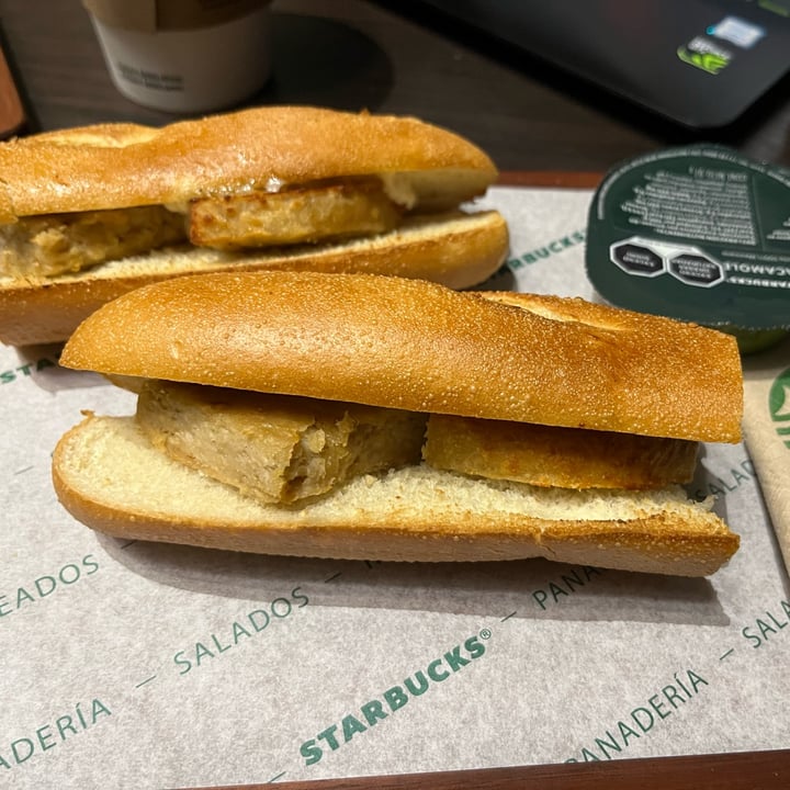 photo of Starbucks Sania Baguette De Not Chicken shared by @shal13 on  12 Feb 2023 - review