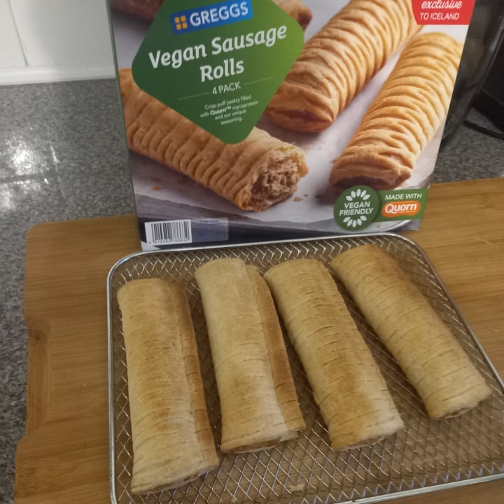 photo of Greggs Frozen Vegan Sausage Rolls shared by @meatismadeinhell on  02 Jan 2023 - review