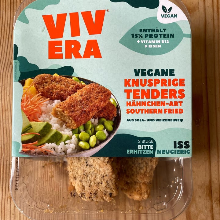 photo of Vivera vegane knusprige tenders shared by @pippoarde97 on  28 Mar 2023 - review