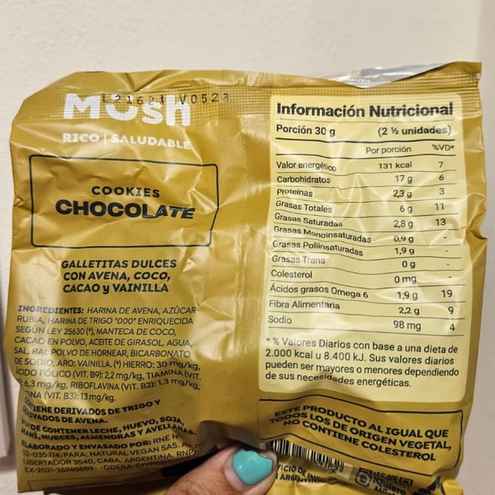 photo of Müsh Cookies Chocolate shared by @gaby-miss-x on  13 Jun 2023 - review