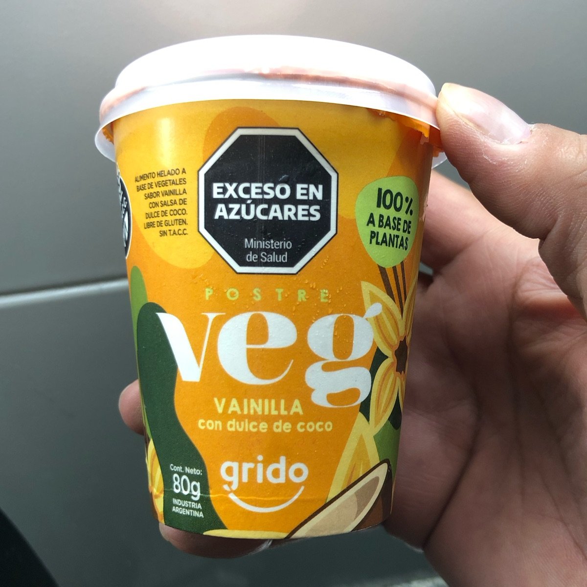 Postre de Vainilla con dulce de coco from Grido - Vegan Product Reviews ...