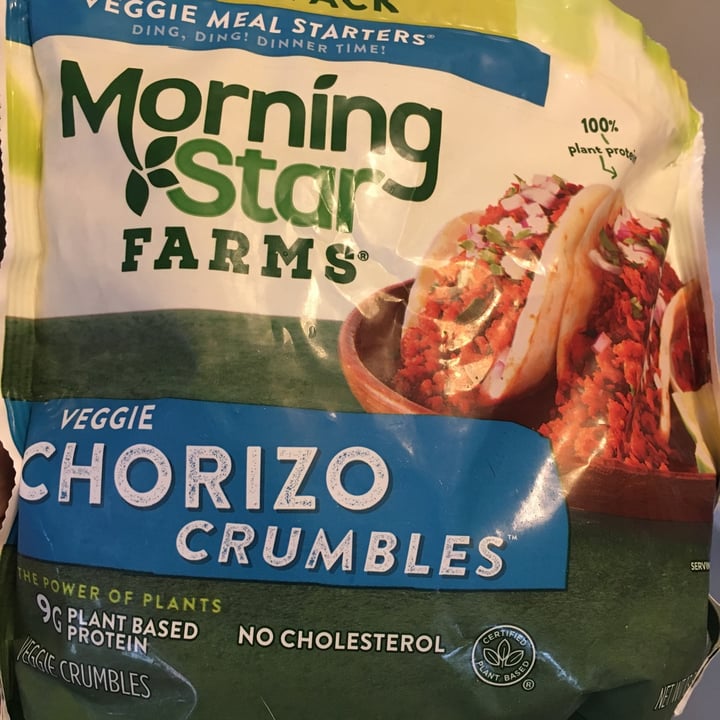 photo of MorningStar Farms Veggie Chorizo Crumbles shared by @obscurityknocks on  18 Mar 2023 - review