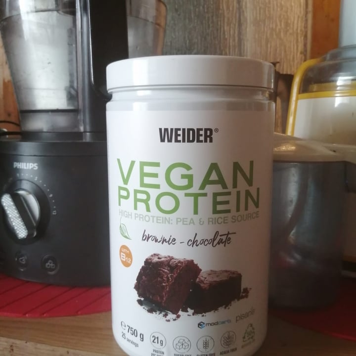 photo of Weider Vegan Protein (Brownie-Chocolate Flavour) shared by @goe on  30 Jun 2023 - review