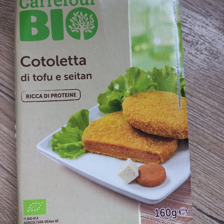 photo of Carrefour Bio Cotoletta di tofu e seitan shared by @drone53 on  07 Jun 2023 - review