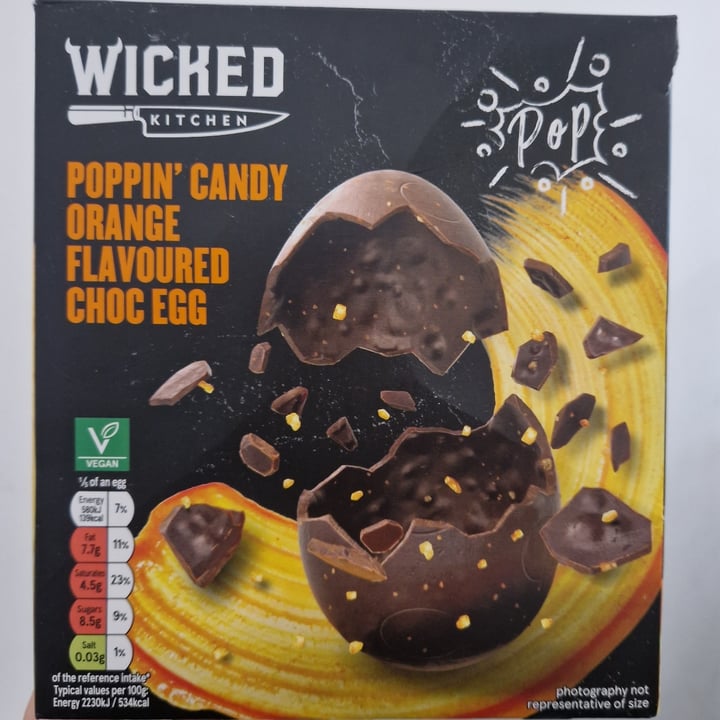 photo of Wicked Poppin' Candy Orange Flavoured Choc Egg shared by @georgi-b on  19 Feb 2023 - review